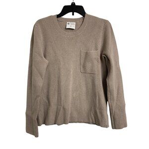 Figs M Ribbed Knit Minimalist Fall Sweater Winter